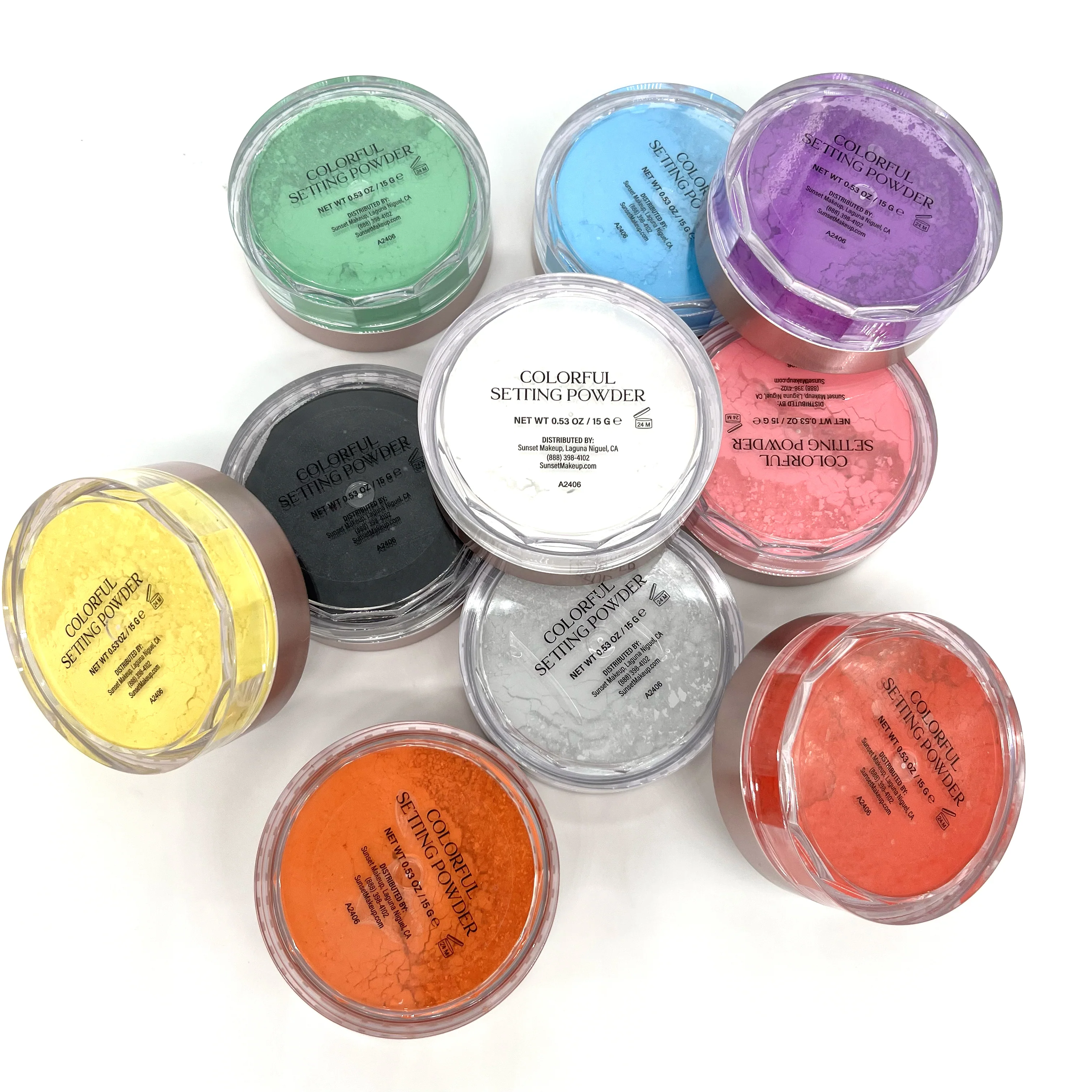 10 pc BUNDLE Colorful Setting Powder - Image 4
